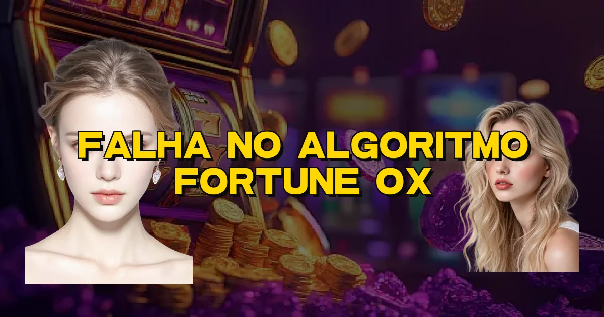 Falha No Algoritmo Fortune Ox Oficial